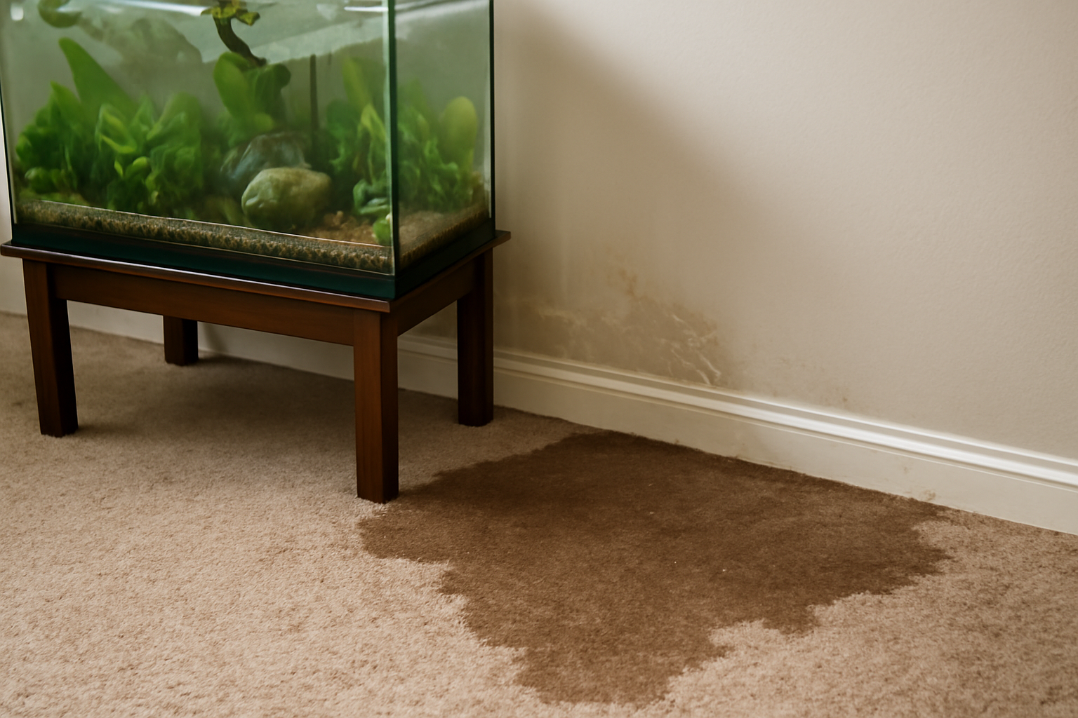 Aquarium Leak Water Removal in Dahlonega, GA